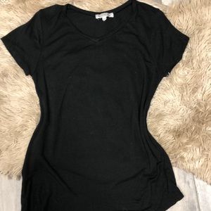 Basic black short sleeve